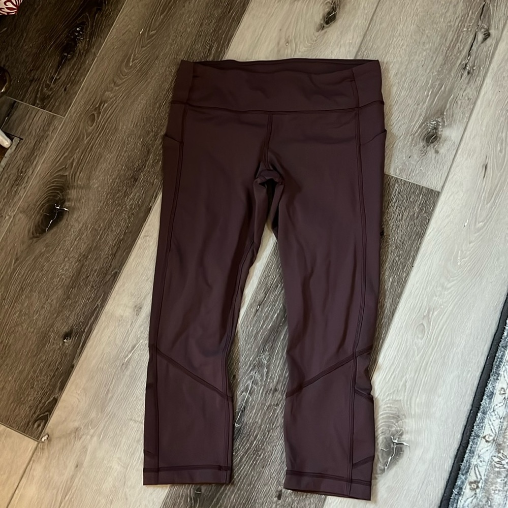 EUC Lululemon Pace Rival Crop *22"